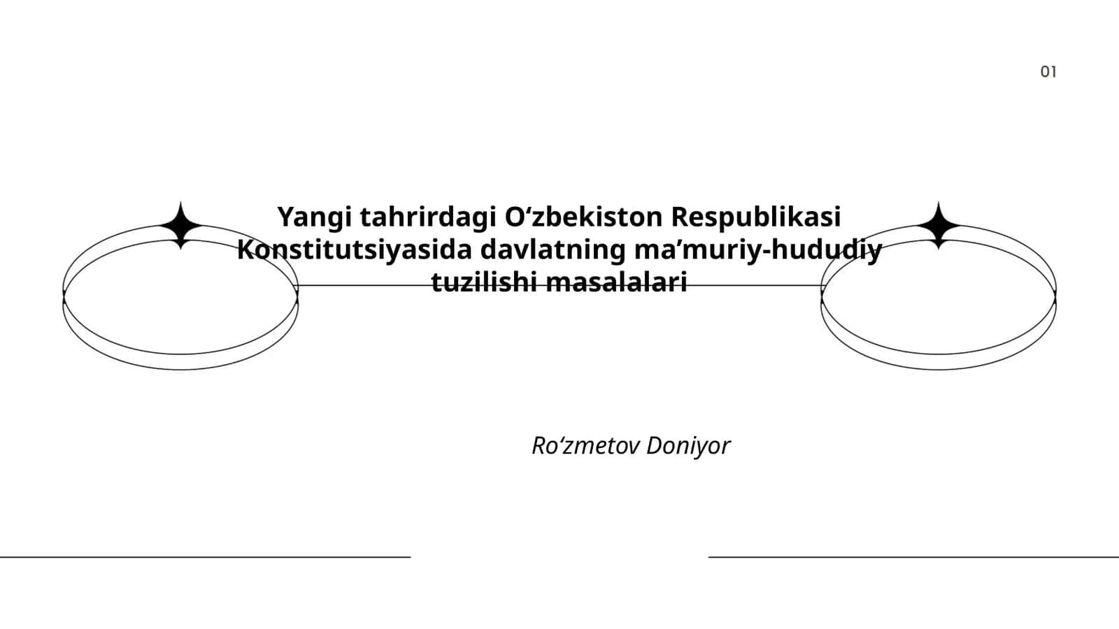 Yangi tahrirdagi O‘zbekiston Respublikasi Konstitutsiyasida davlatning ma’muriy-hududiy tuzilishi masalalari 1