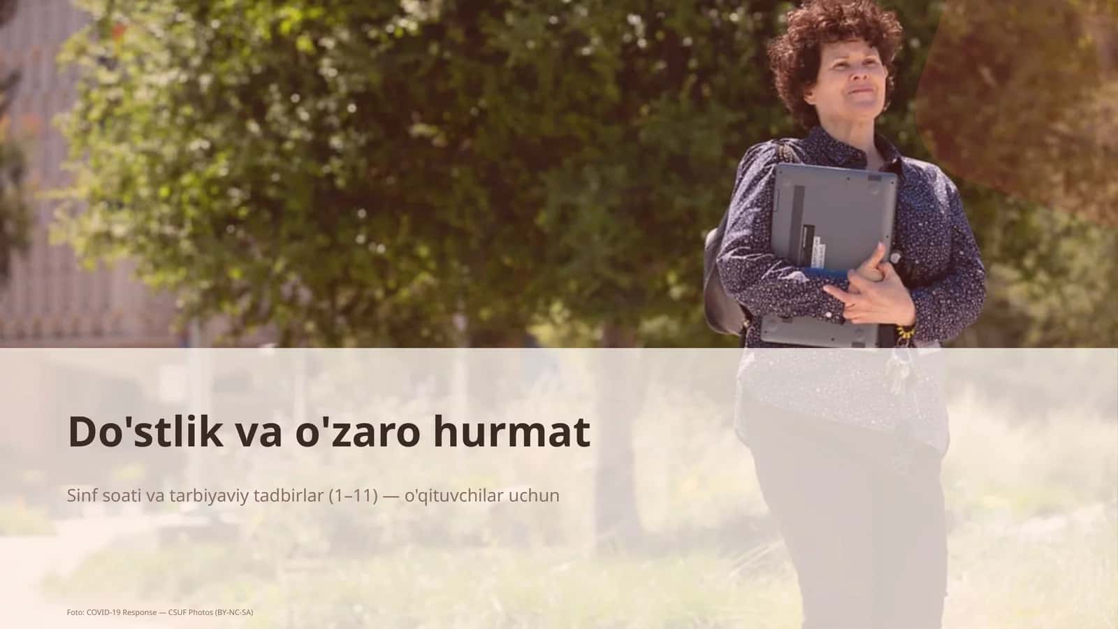 Do'stlik va o'zaro hurmat 1