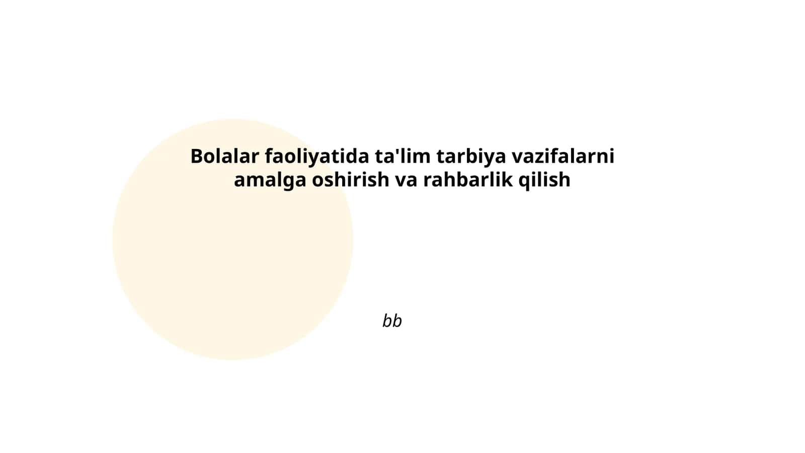 Ta'lim-tarbiya jarayonlarini rejalashtirish 1