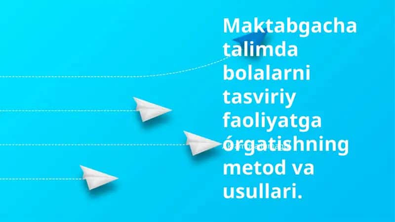 Bolalar tasviriy san'ati uchun turli xil texnikalar 1
