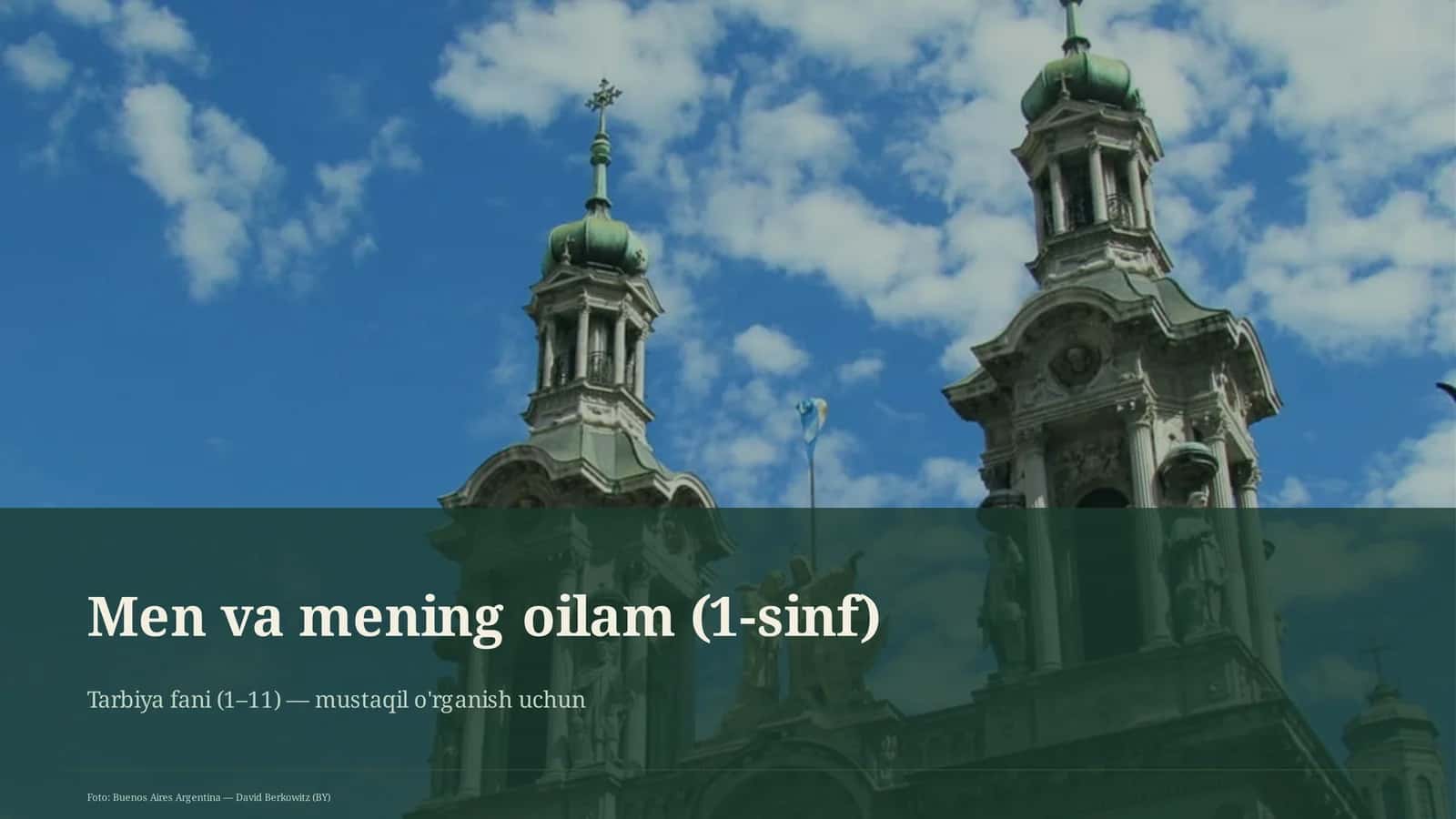 Men va mening oilam (1-sinf) 1
