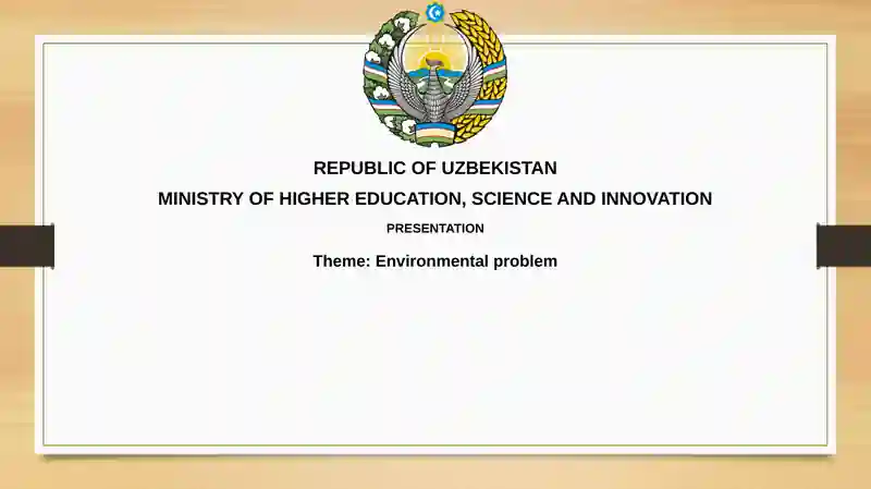 Environmental Problem Presentation