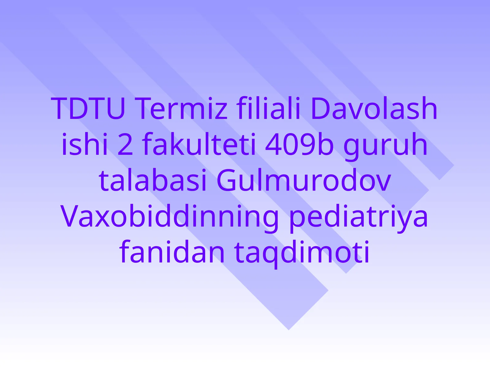 Tizimli Qizil Bo`richa 1