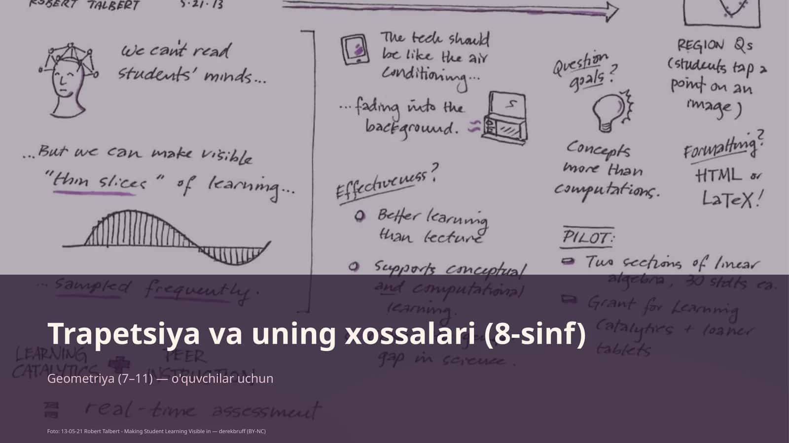 Trapetsiya va uning xossalari (8-sinf) 1