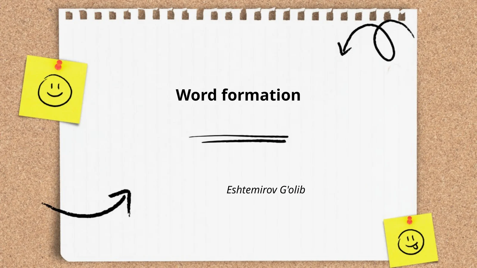 Word Formation 1