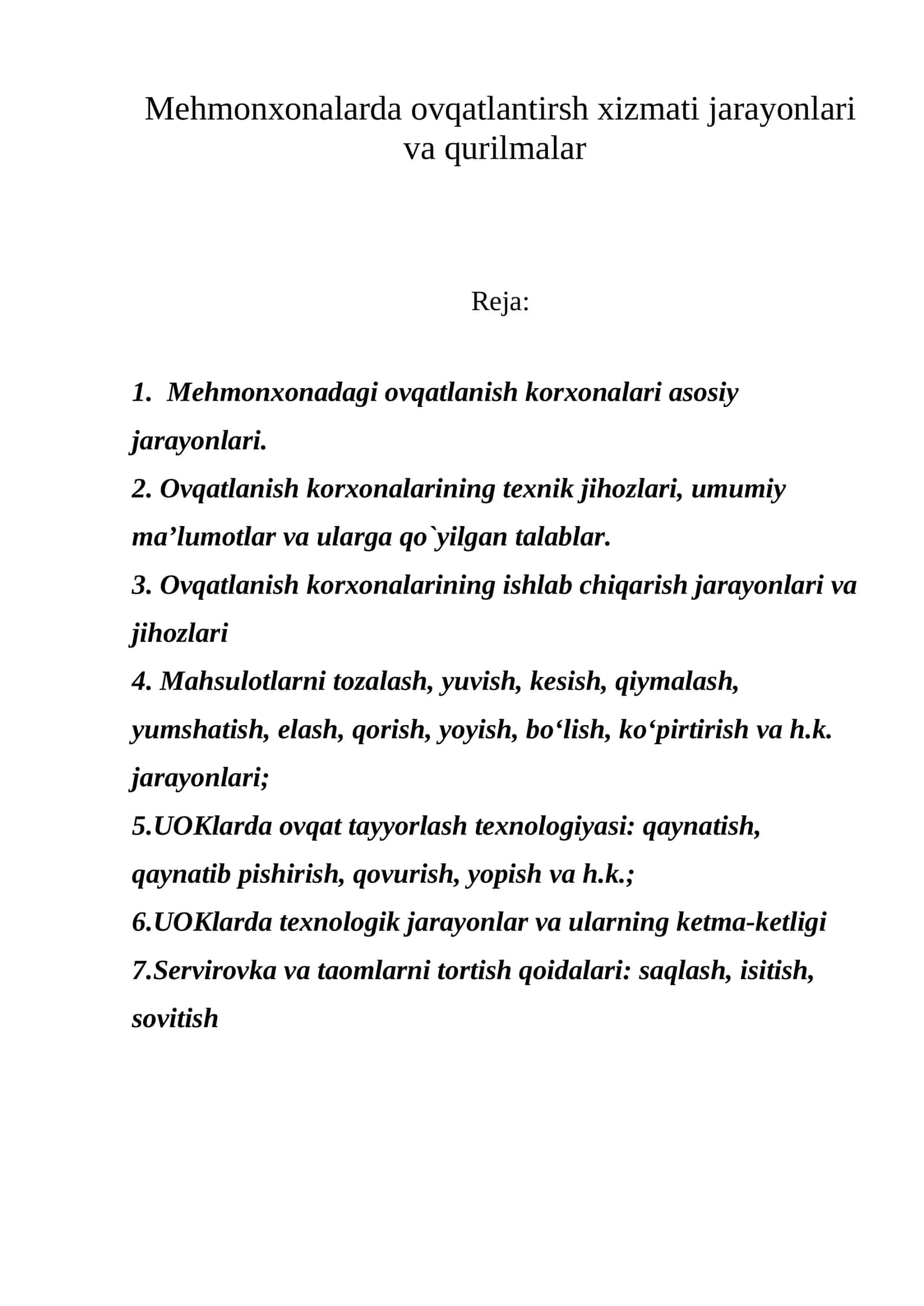 Ovqatlantirish xizmati 1