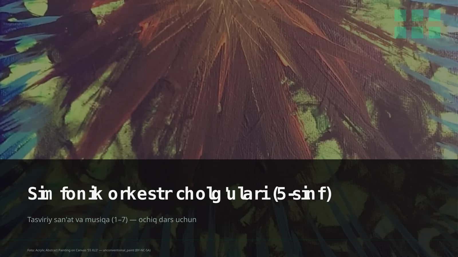 Tasviriy san'at va musiqa (1–7) 1