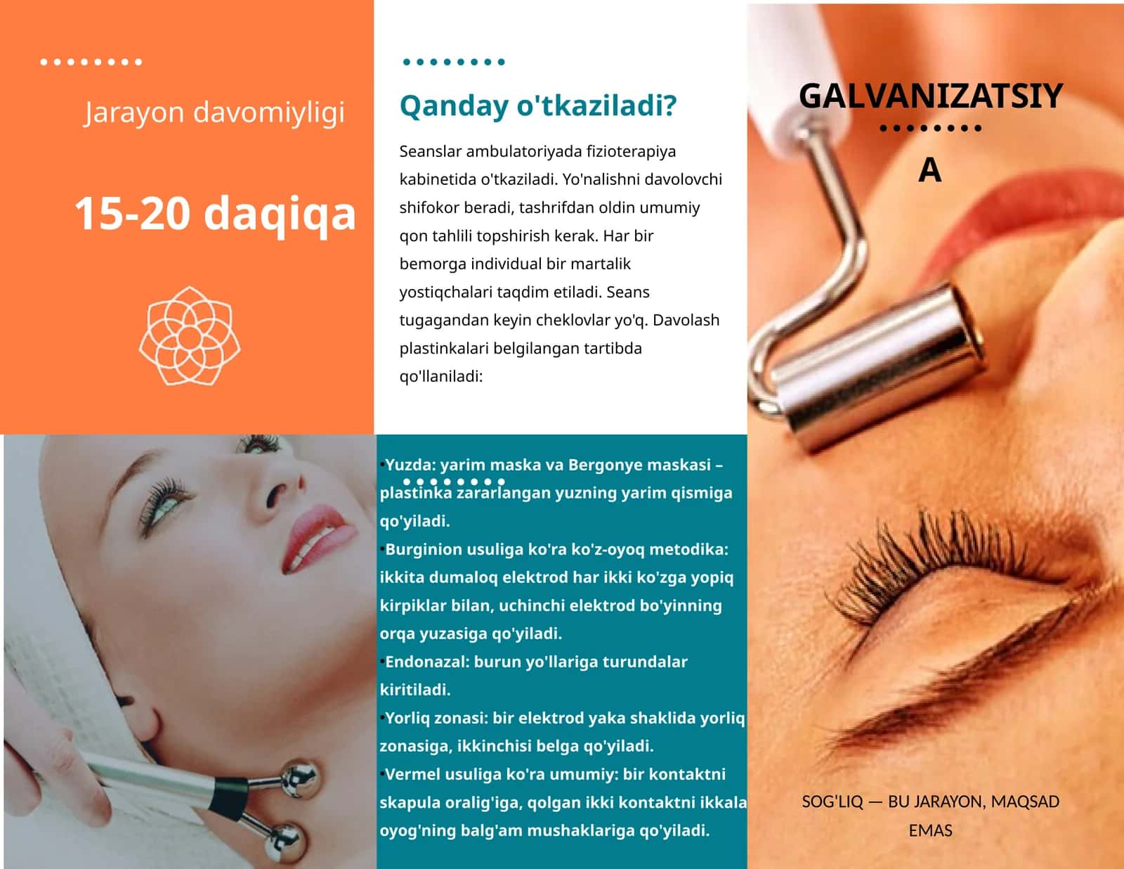 Galvanizatsiya fizioterapevtik muolajasi 1
