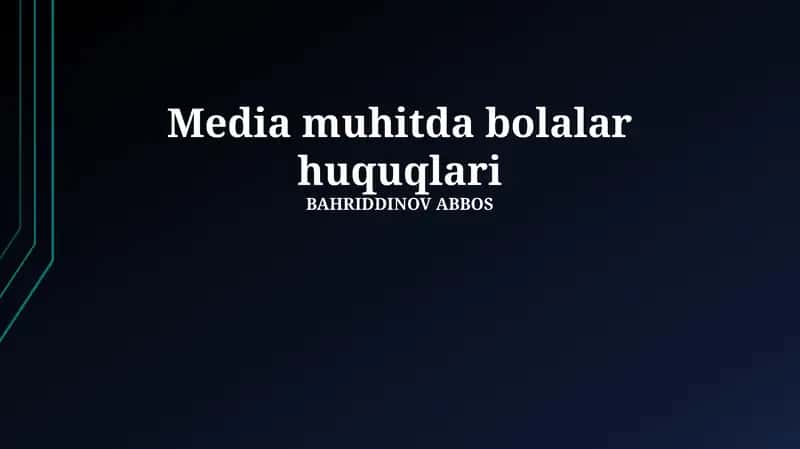 Bolalar huquqlarini himoya qilish mexanizmlari 1