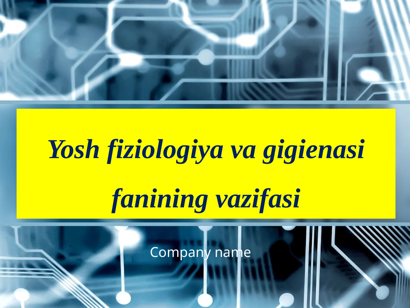 Yosh fiziologiya va gigienasi fanining vazifasi 1