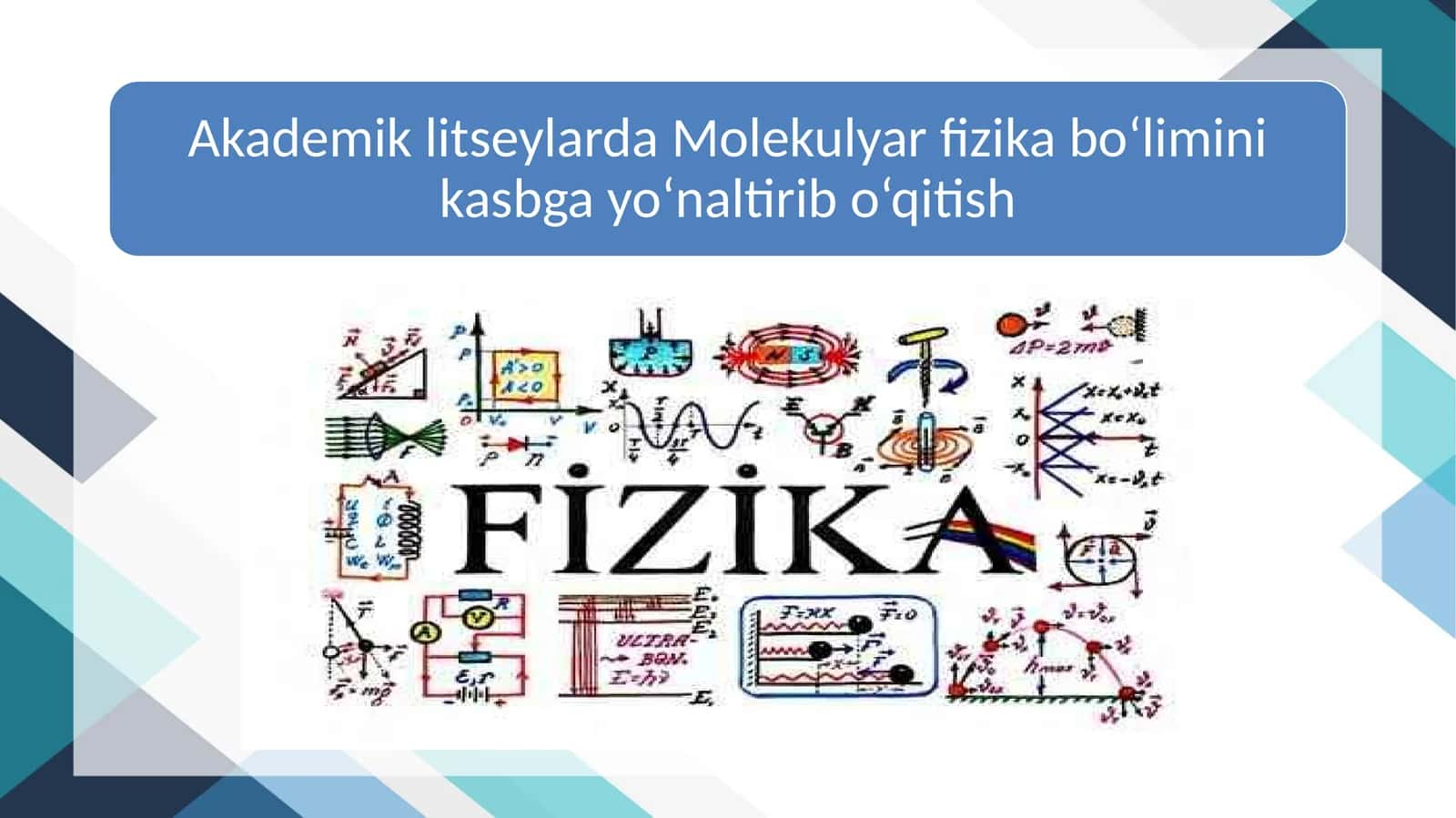 Akademik litseylarda Molekulyar fizika bo‘limini kasbga yo‘naltirib o‘qitish 1