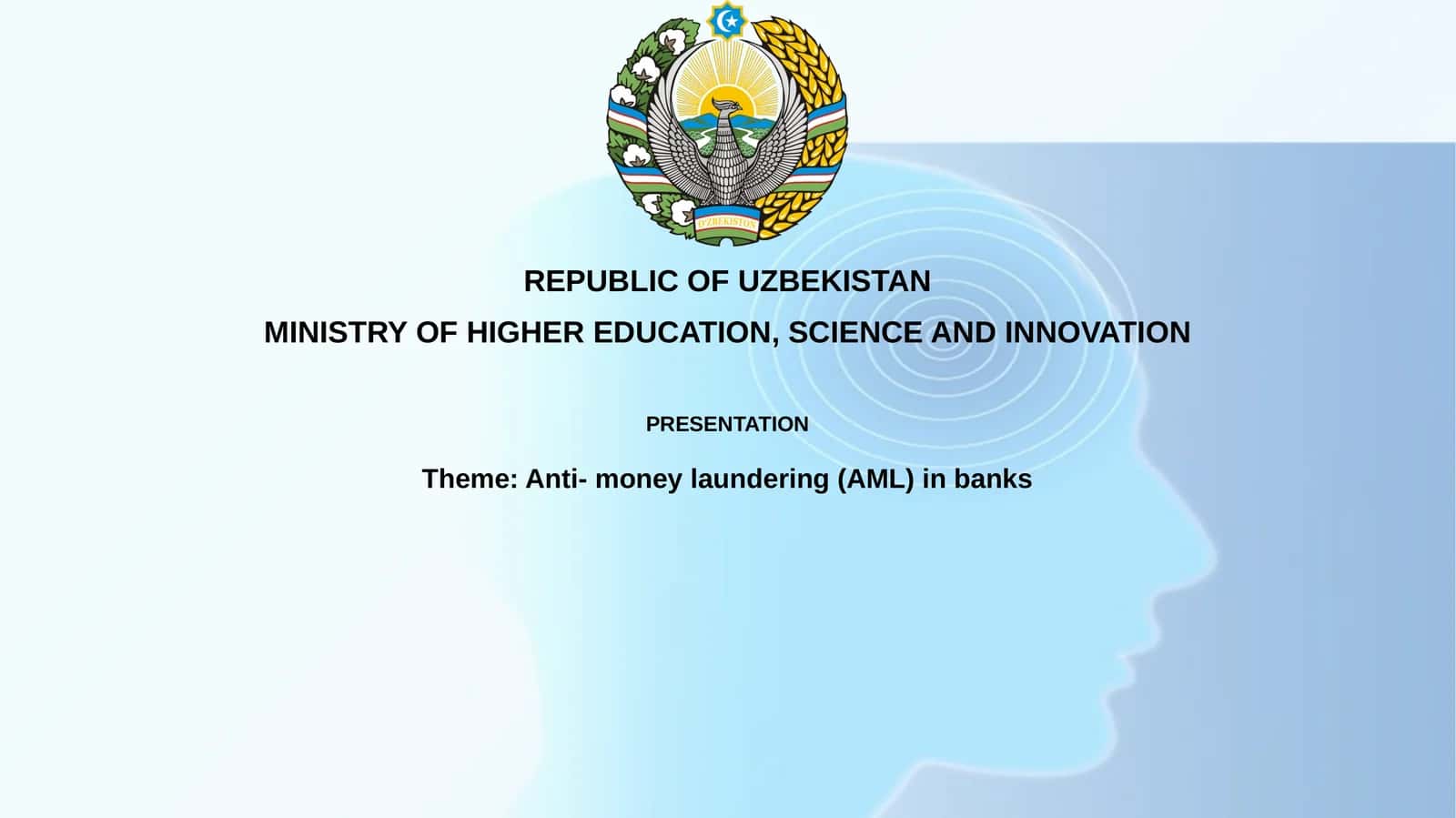 Anti- money laundering (AML) inbanks 1
