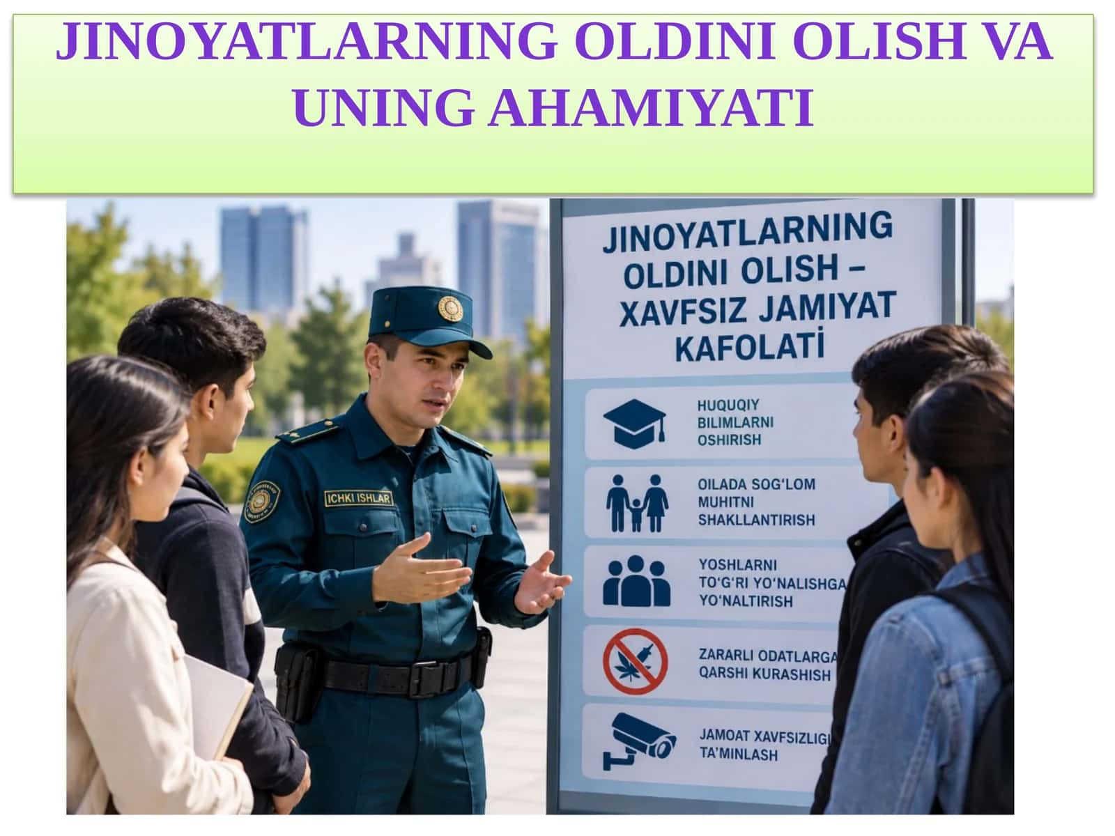 JINOYATLARNING OLDINI OLISH VA UNING AHAMIYATI 1