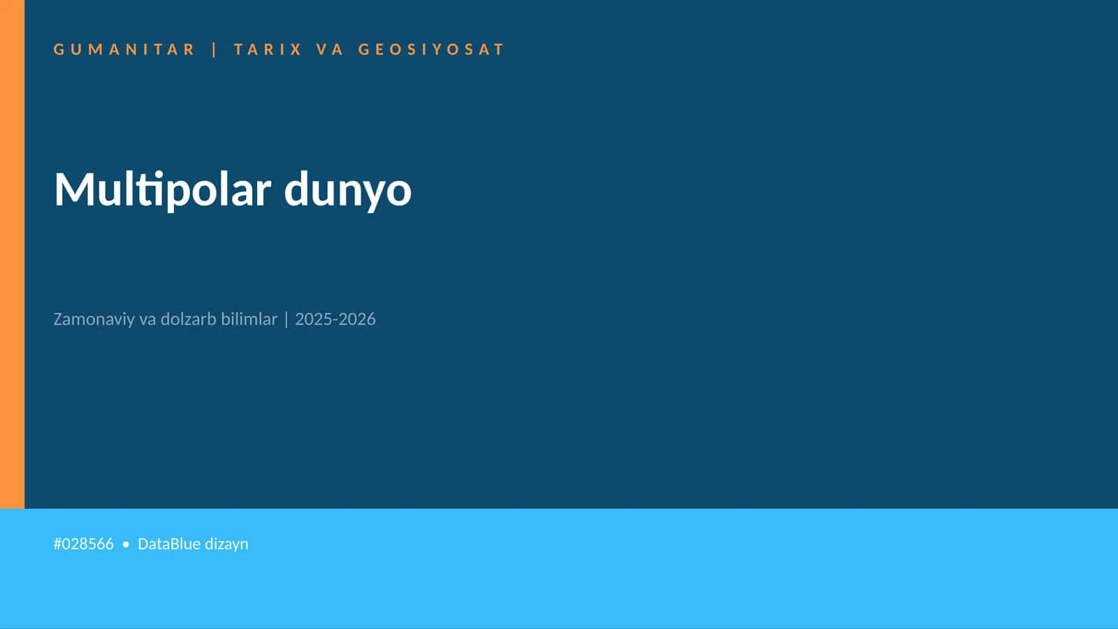 Multipolar dunyo 1
