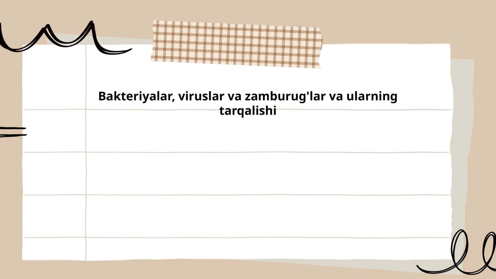 Bakteriyalar, viruslar va zamburug'lar va ularning tarqalishi 1