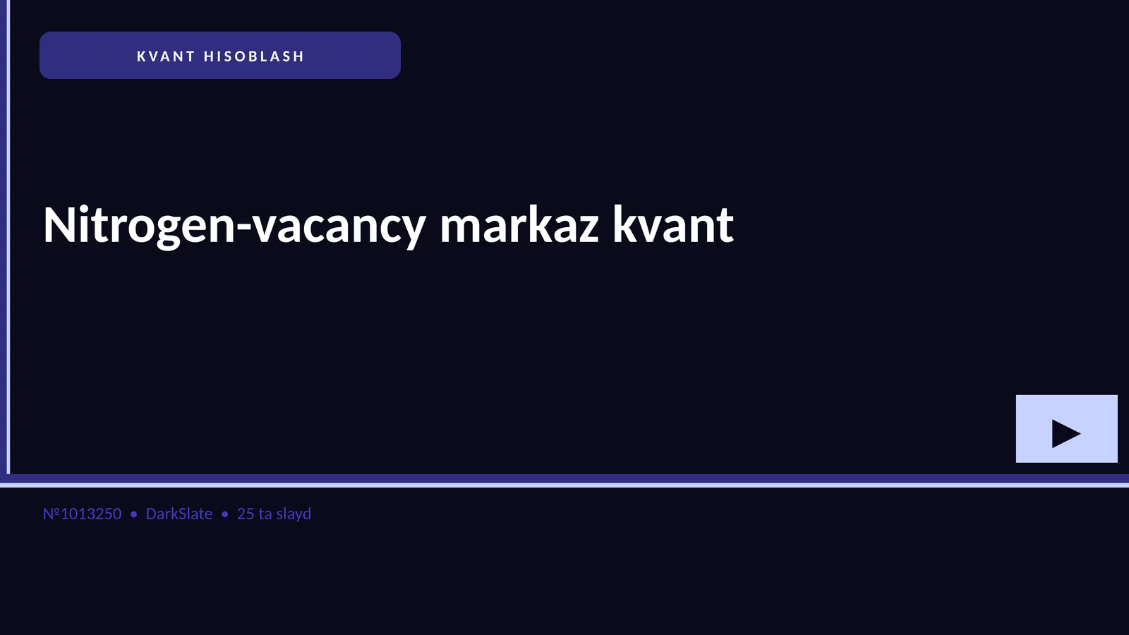 KVANT HISOBLASH 1