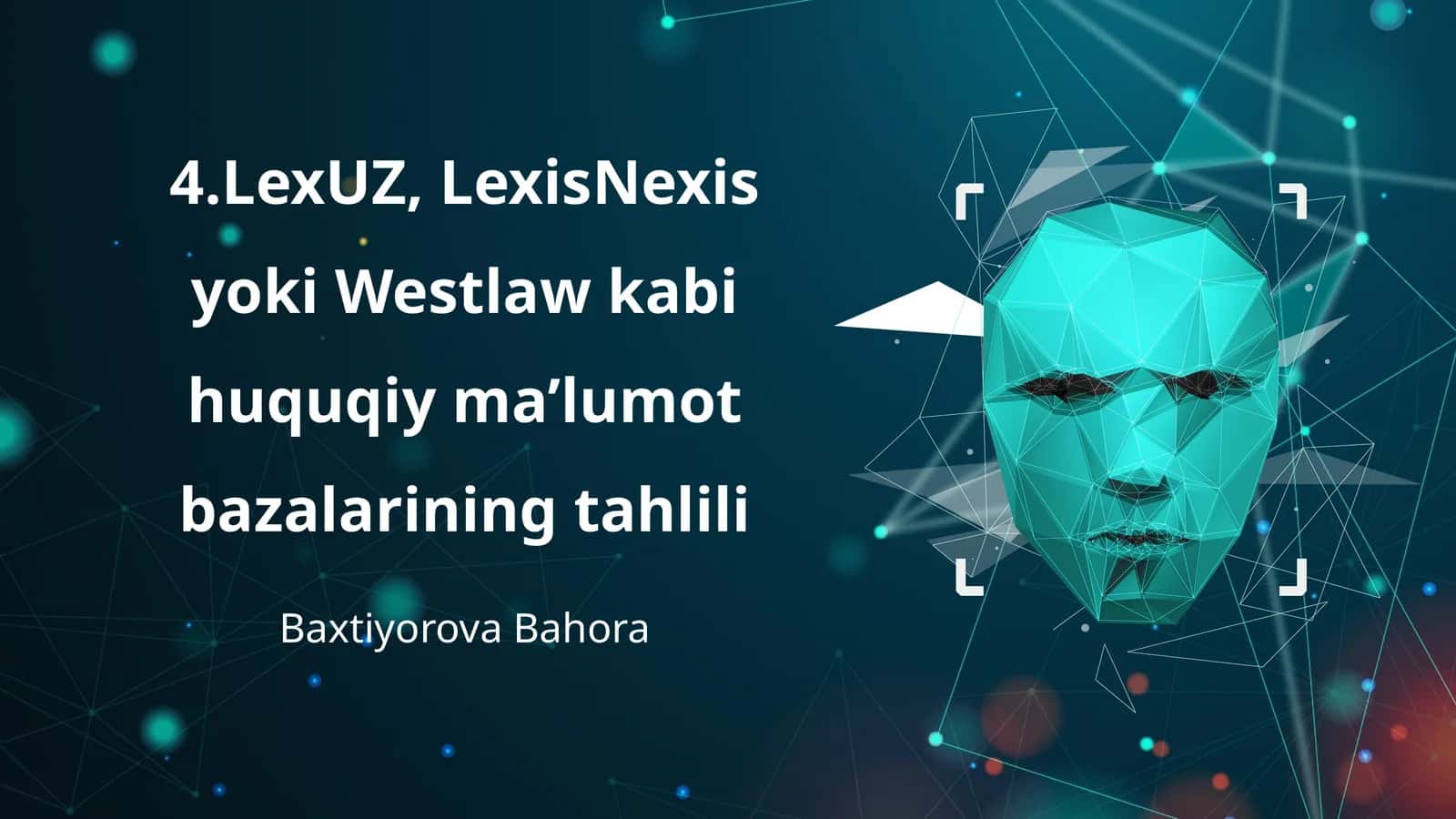 LexUZ, LexisNexis va Westlaw kabi huquqiy ma’lumot bazalarining tahlili 1