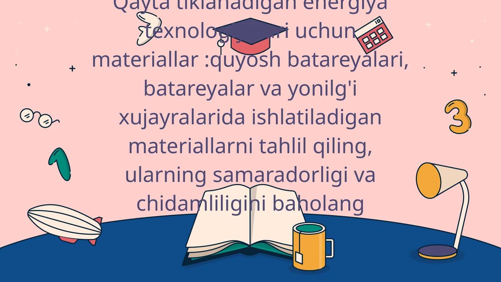 Quyosh batareyalari uchun materiallar tahlili 1