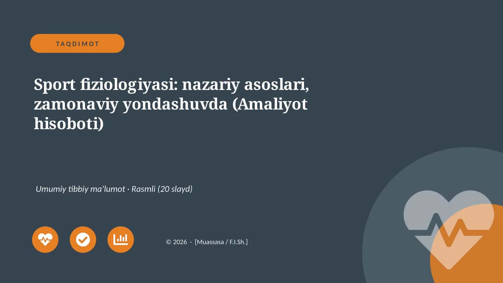 Sport fiziologiyasi: nazariy asoslari, zamonaviy yondashuvda 1