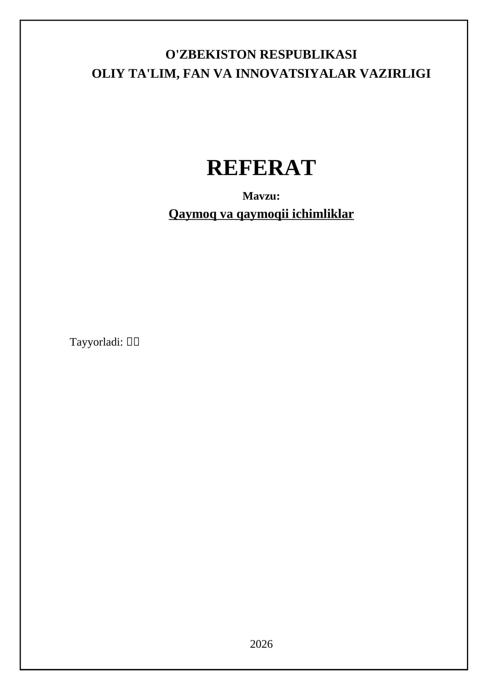 Qaymoq va qaymoqii ichimliklar 1