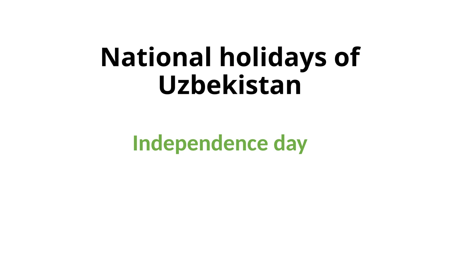 Independence day 1