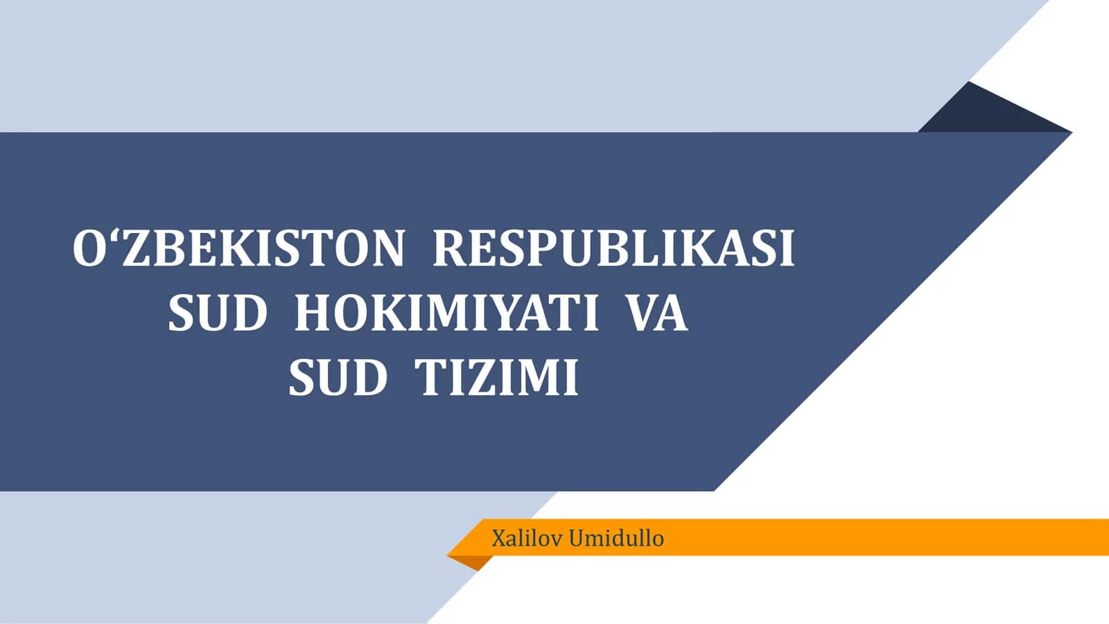 Odil sudlov 1