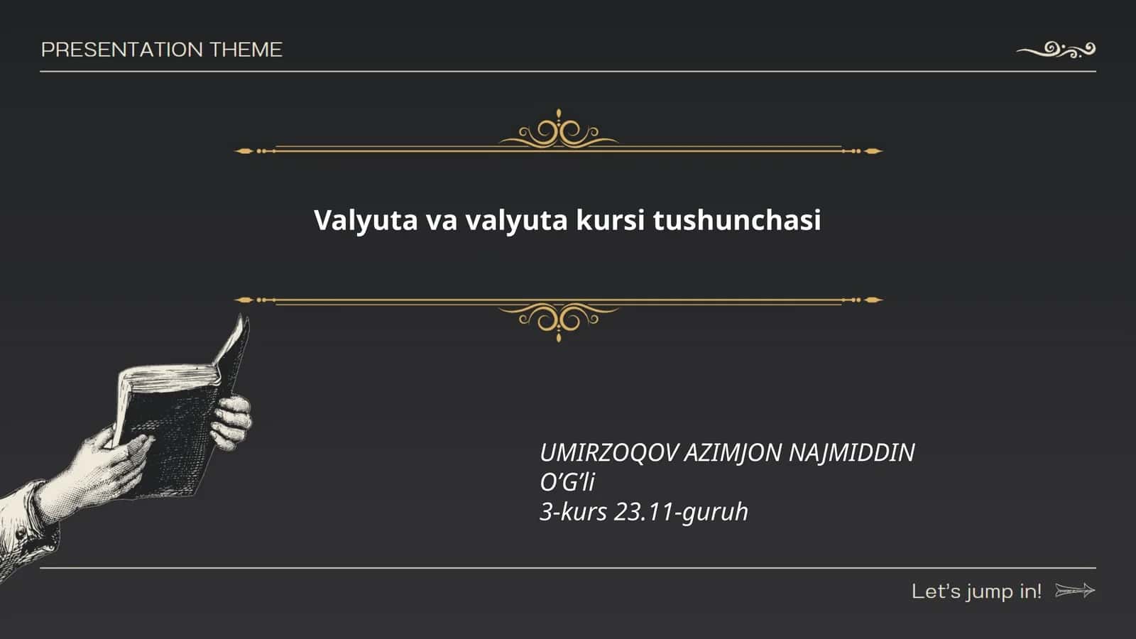 Valyuta va valyuta kursi tushunchasi 1