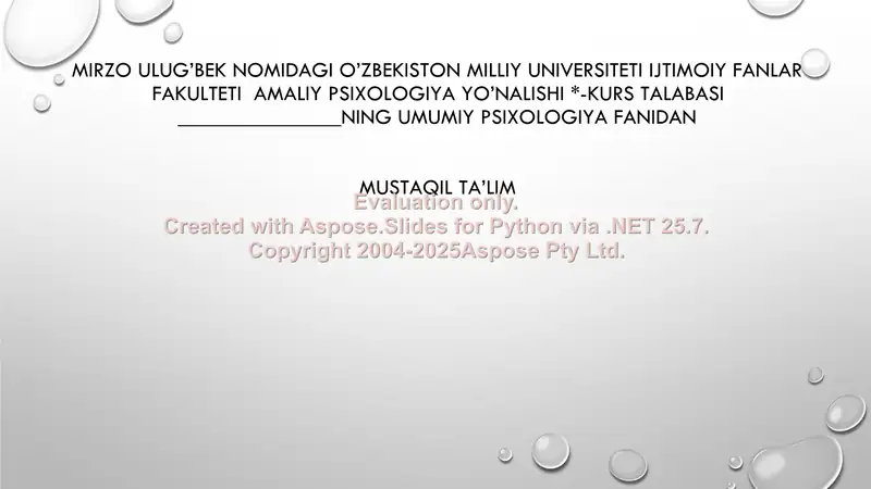 Amaliy Psixologiya | Afekt Holati Haqida 1