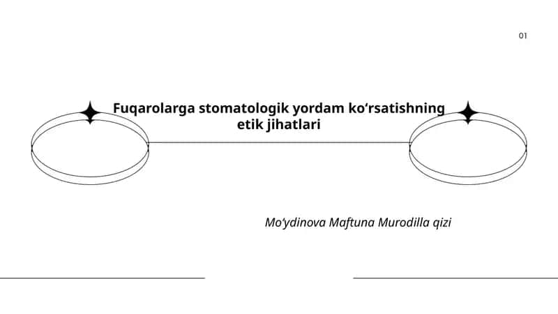 Fuqarolarga stomatologik yordam koʻrsatishning etik jihatlari 1