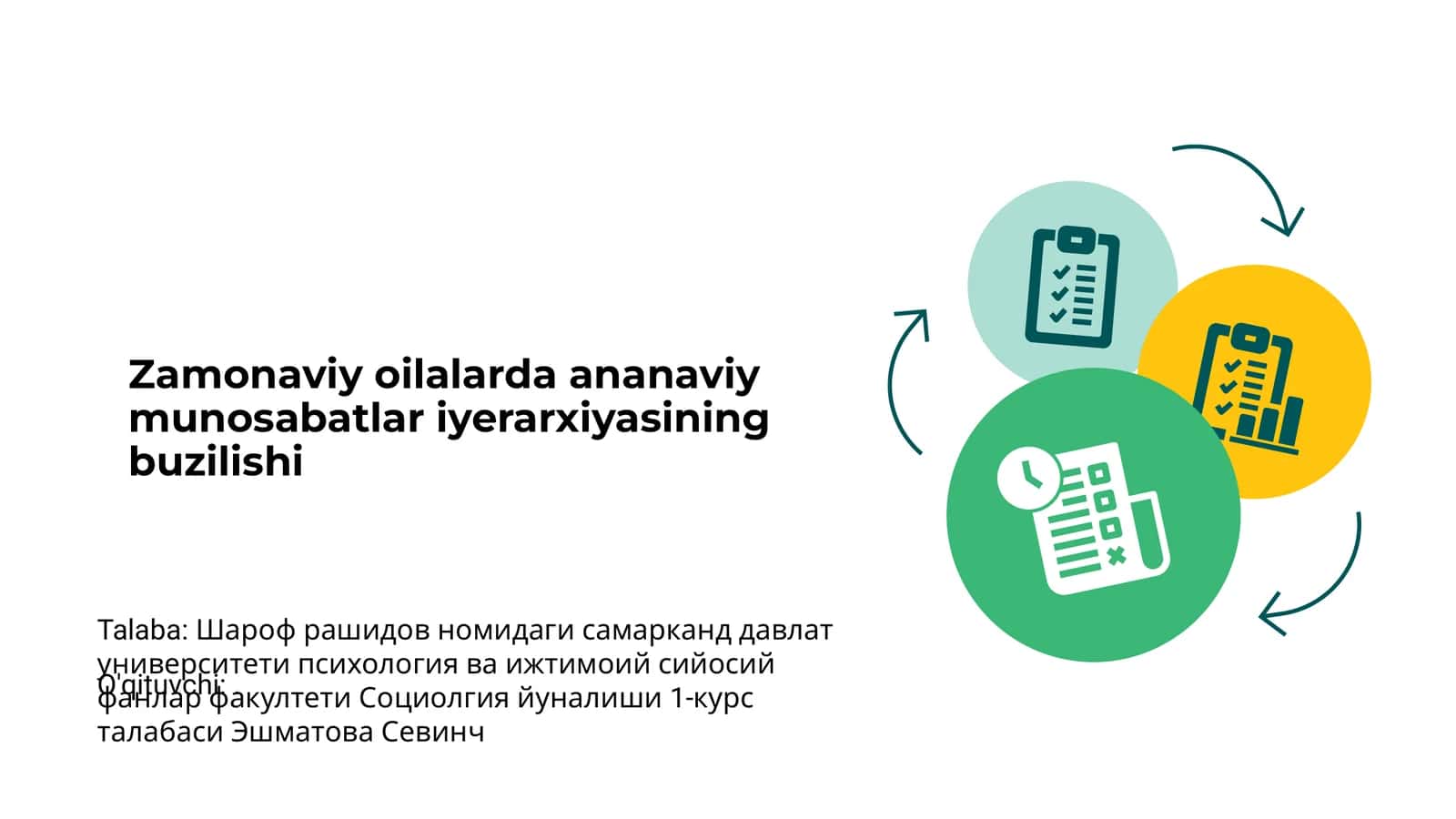 Zamonaviy oilalarda ananaviy munosabatlar iyerarxiyasining buzilishi 1