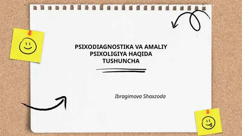 Psixodiagnostika va amaliy psixologiya: ta'rif va vazifalar 1