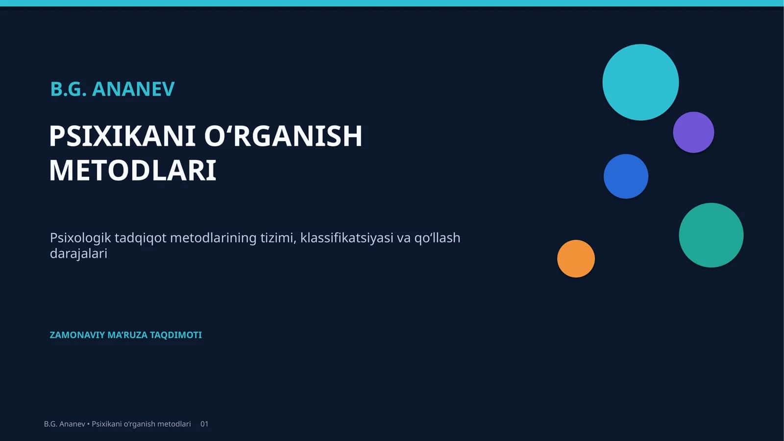 Ananev psixologik metodlar 1