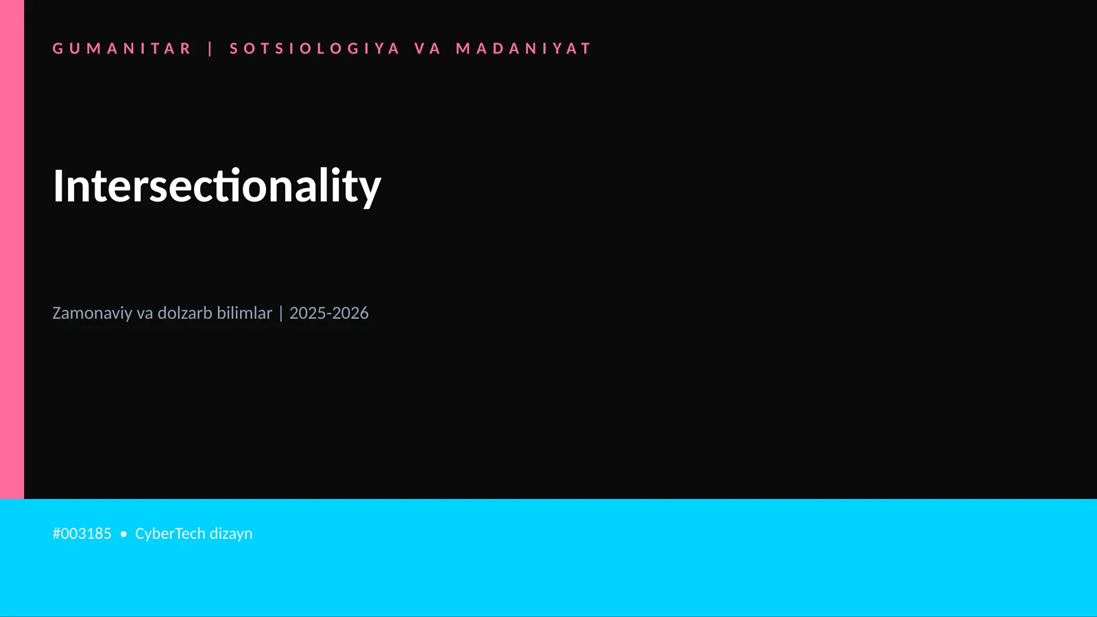 Intersectionality 1