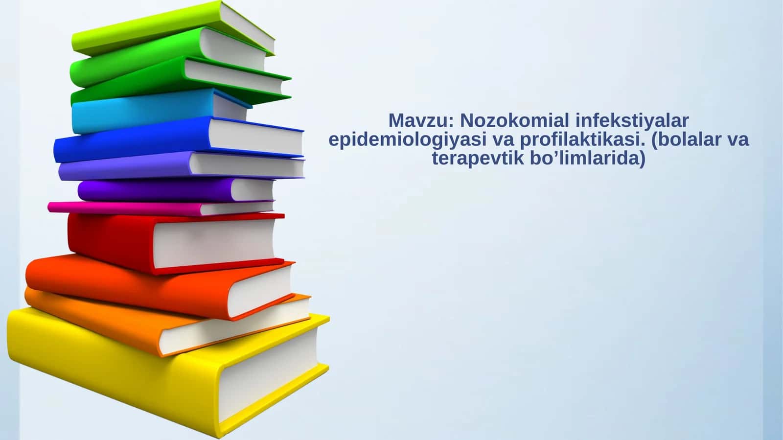 Nozokomial infekstiyalarepidemiologiyasivaprofilaktikasi 1