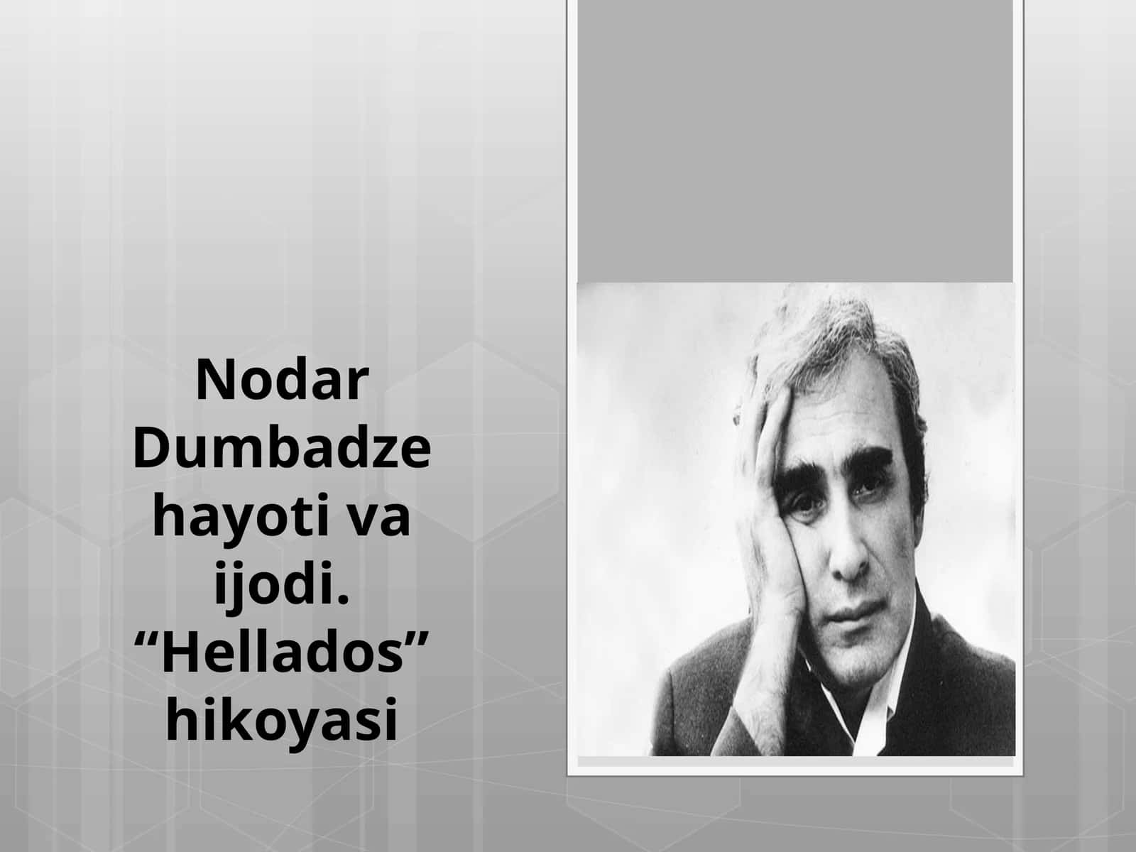 5-sinf Adabiyot fanidan dars ishlanma. Hellados hikoyasi 1