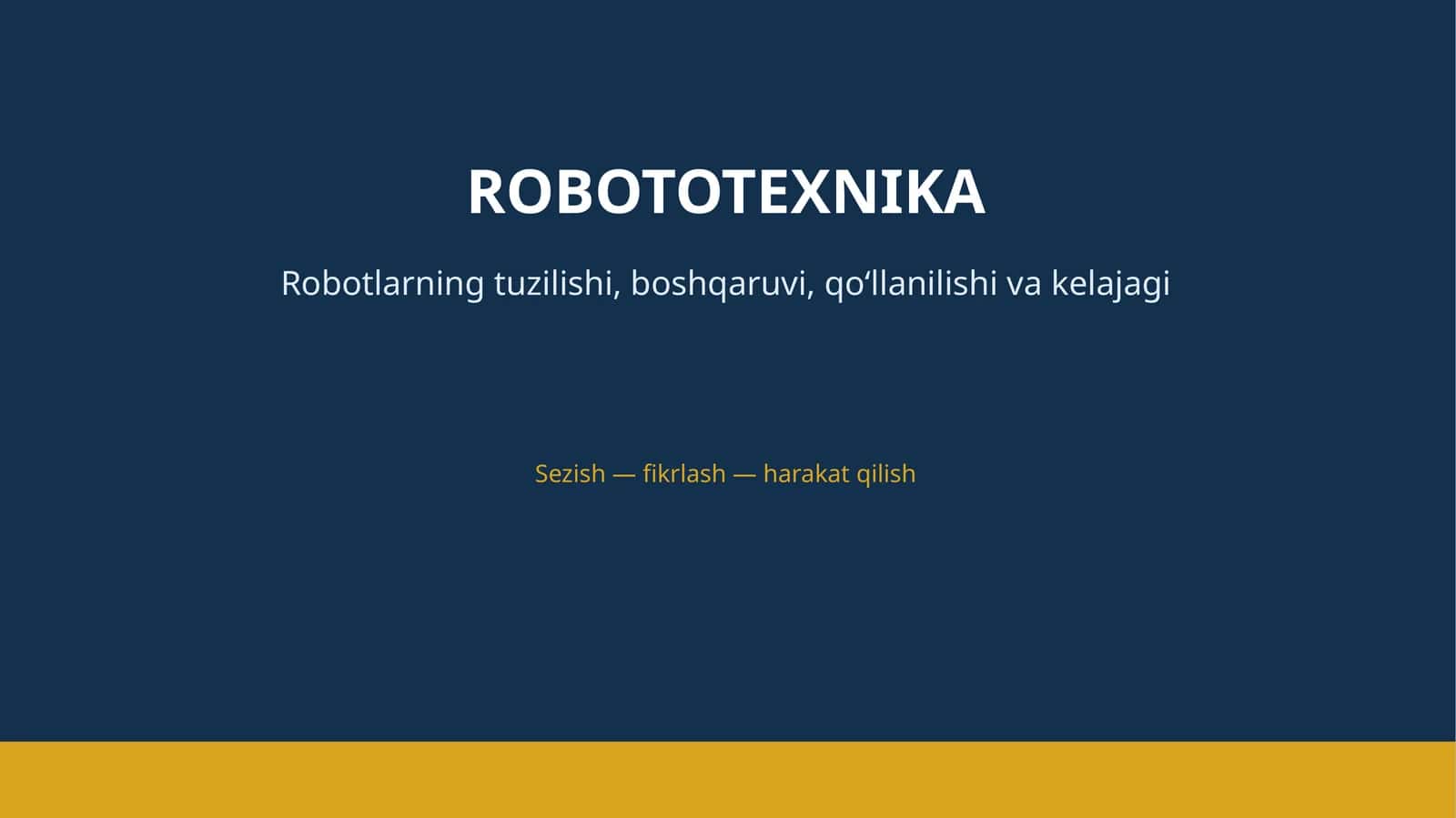 ROBOTOTEXNIKA 1