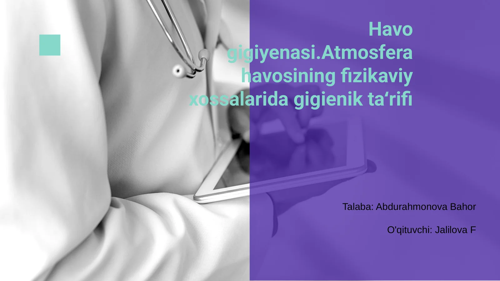 Havo gigiyenasi 1