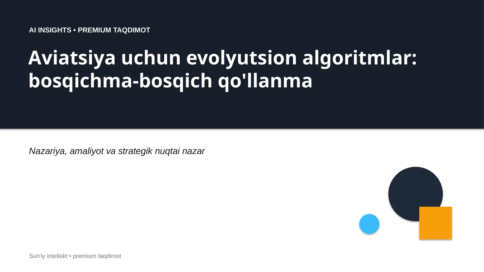 Evolyutsion algoritmlar aviatsiya bo'yicha 1