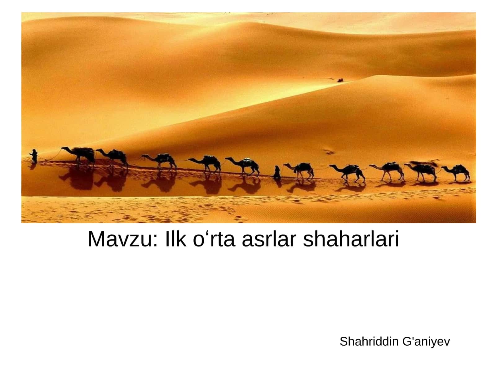 Ilk oʻrta asrlar shaharlari 1