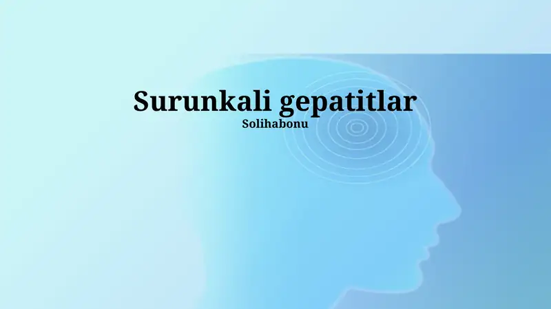 Surunkali gepatitlar 1