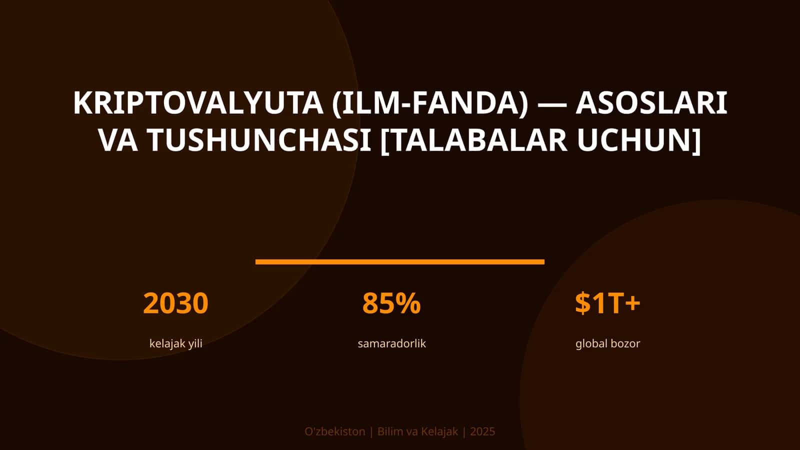 KRIPTOVALYUTA (ILM-FANDA) — ASOSLARI VA TUSHUNCHASI [TALABALAR UCHUN] 1
