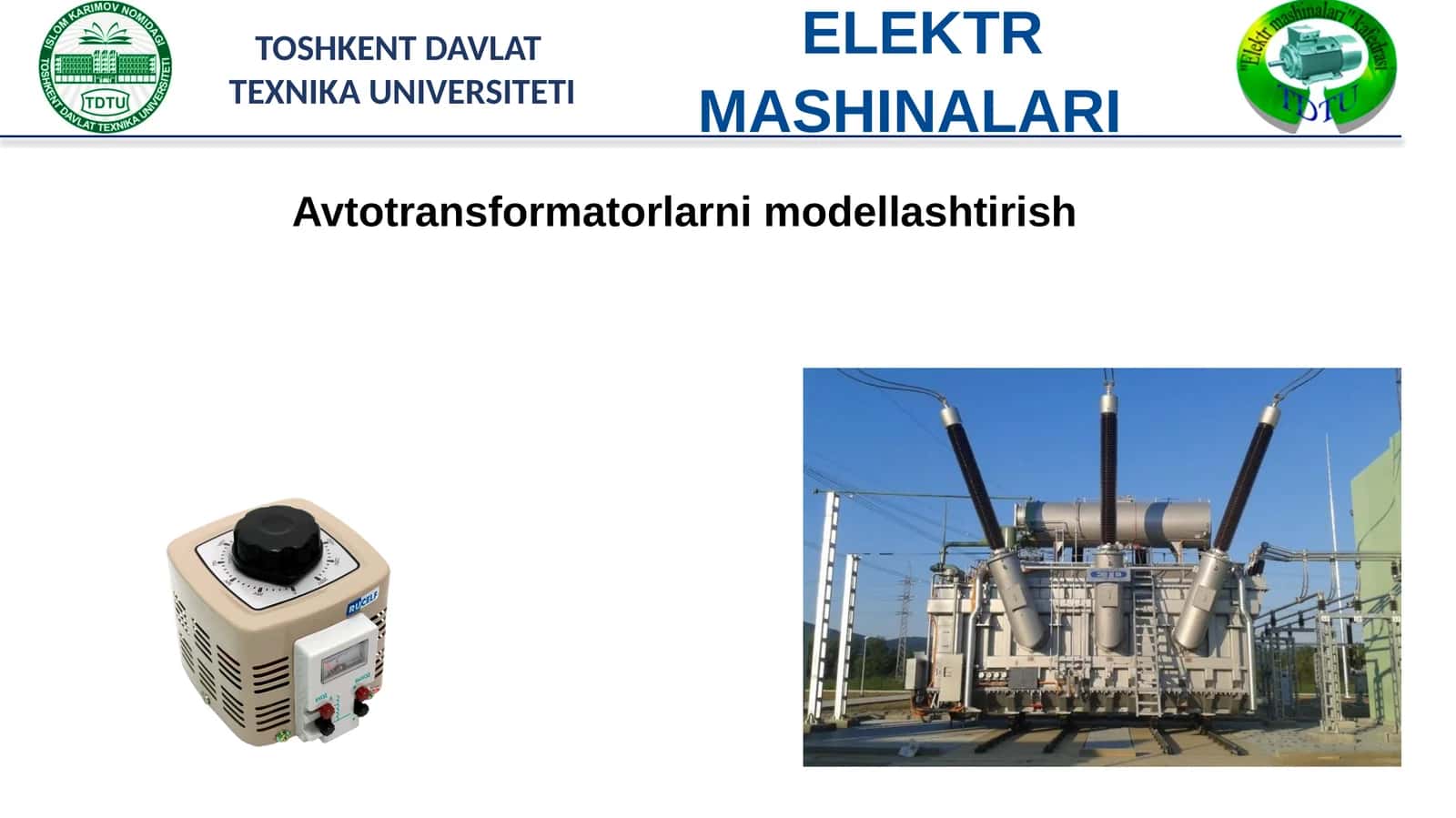 Avtotransformatorlarnimodellashtirish 1