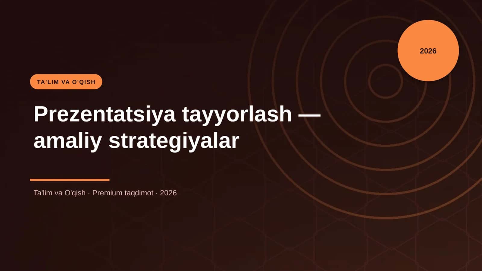 Prezentatsiya tayyorlash — amaliy strategiyalar 1