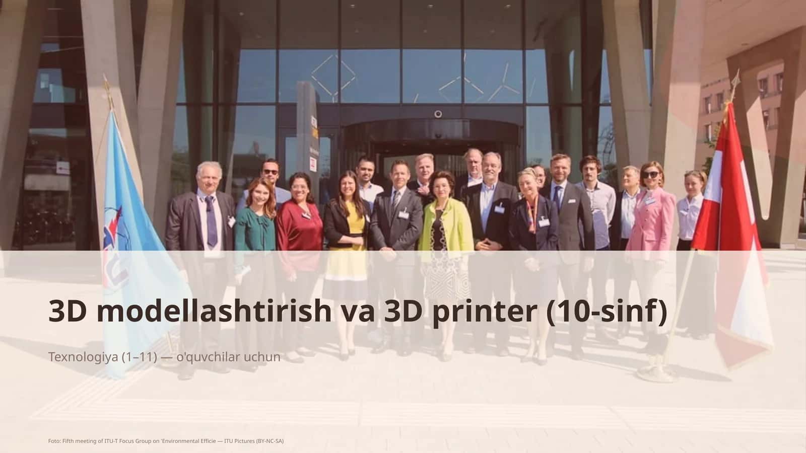 3D modellashtirish va 3D printer (10-sinf) 3