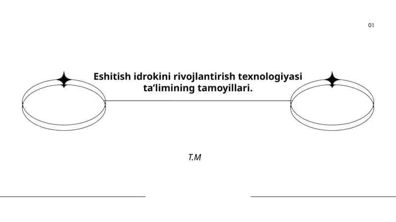 Eshitish idrokini rivojlantirish texnologiyasi ta’limining tamoyillari 1