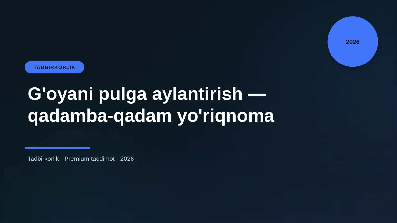 G'oyani pulga aylantirish — qadamba-qadam yo'riqnoma 1