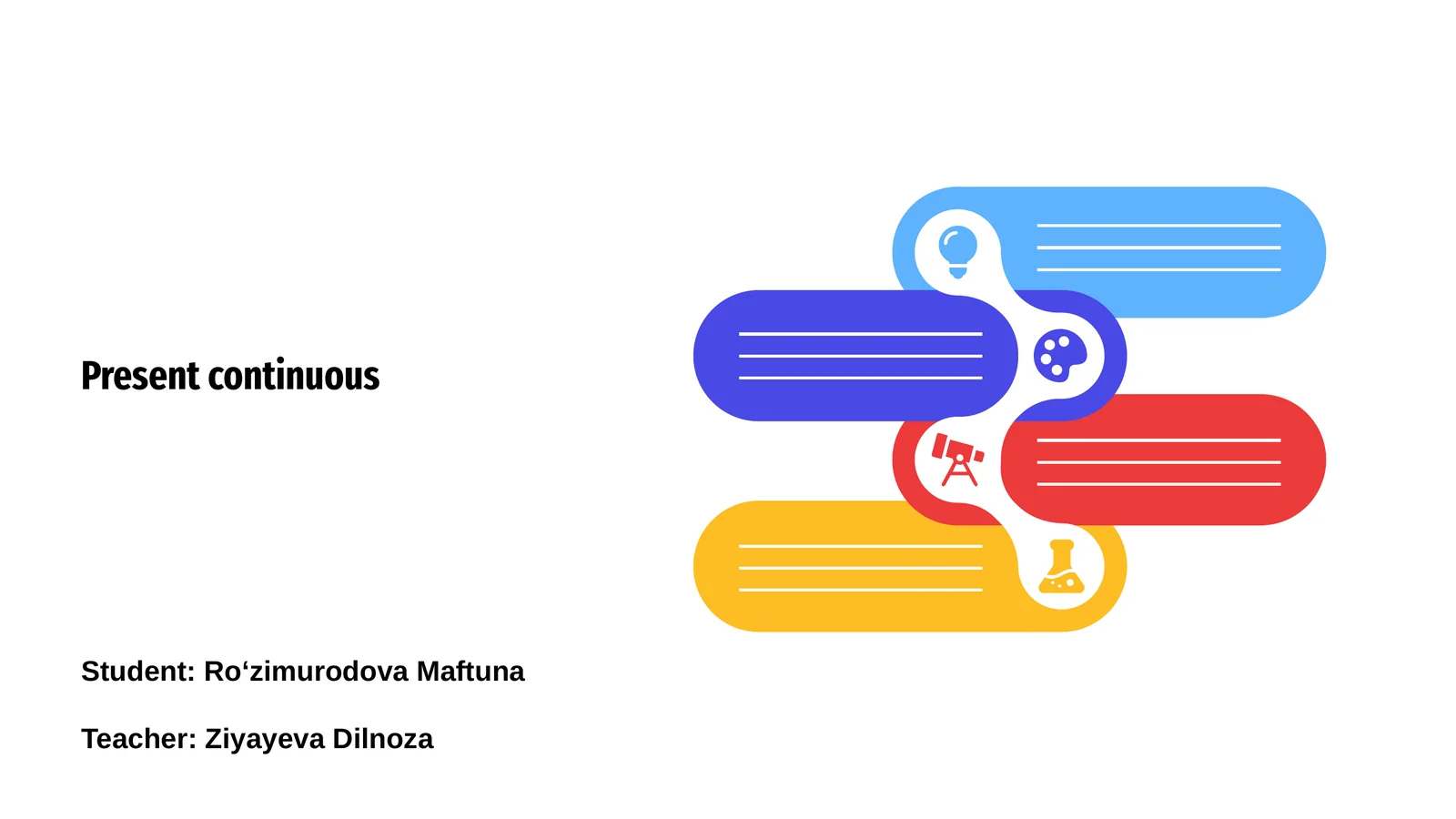 Present continuous 1