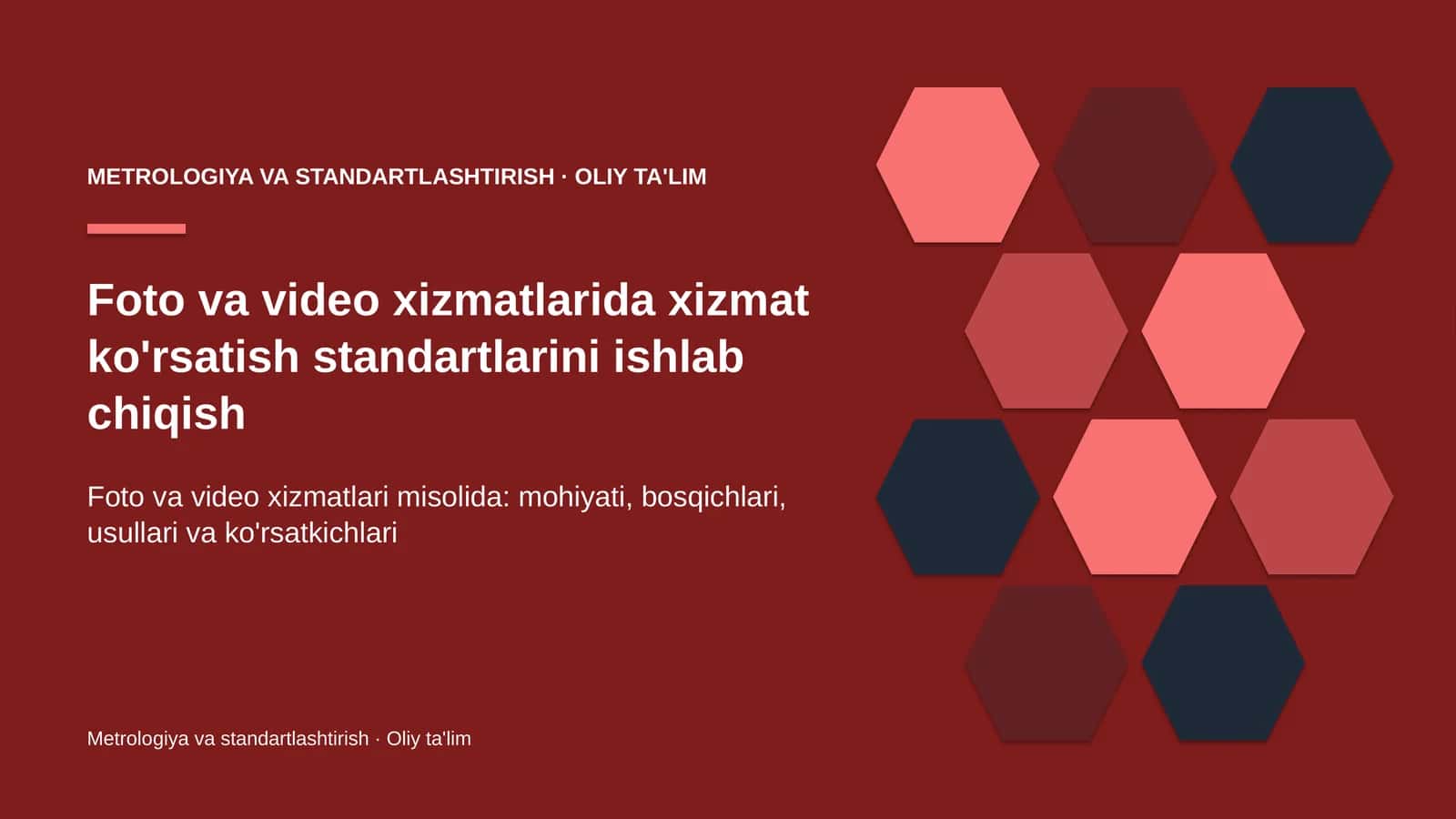 foto va video xizmatlarida xizmat ko'rsatish standartlarini ishlab chiqish 1162 1
