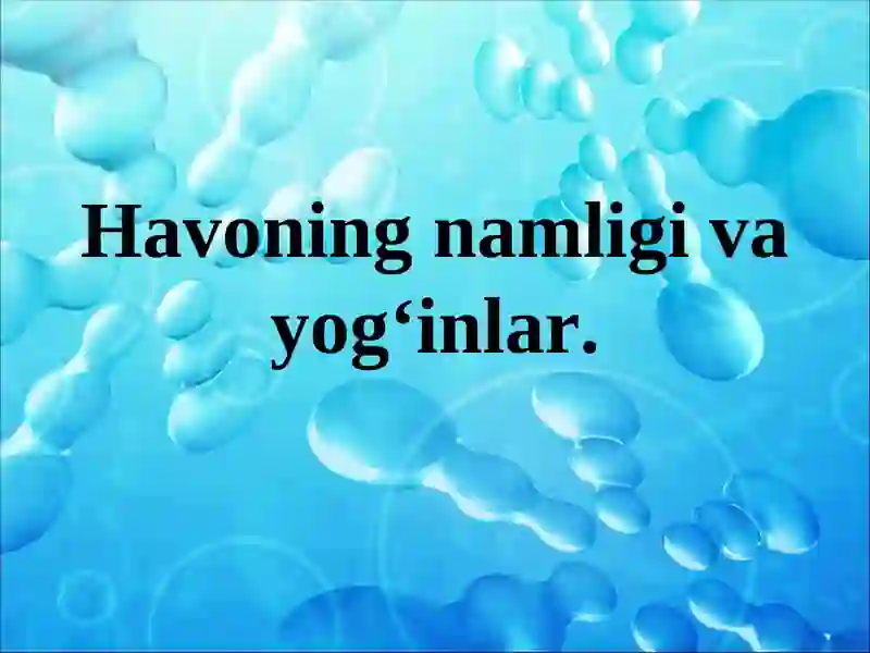 Havodagi suv bug‘i
