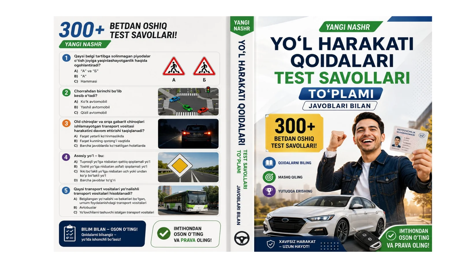 YO'L HARAKATI QOIDALARI TEST 1
